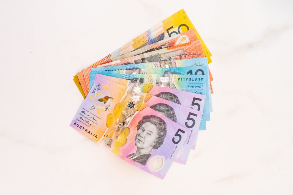 banknoty - australijskie dolary